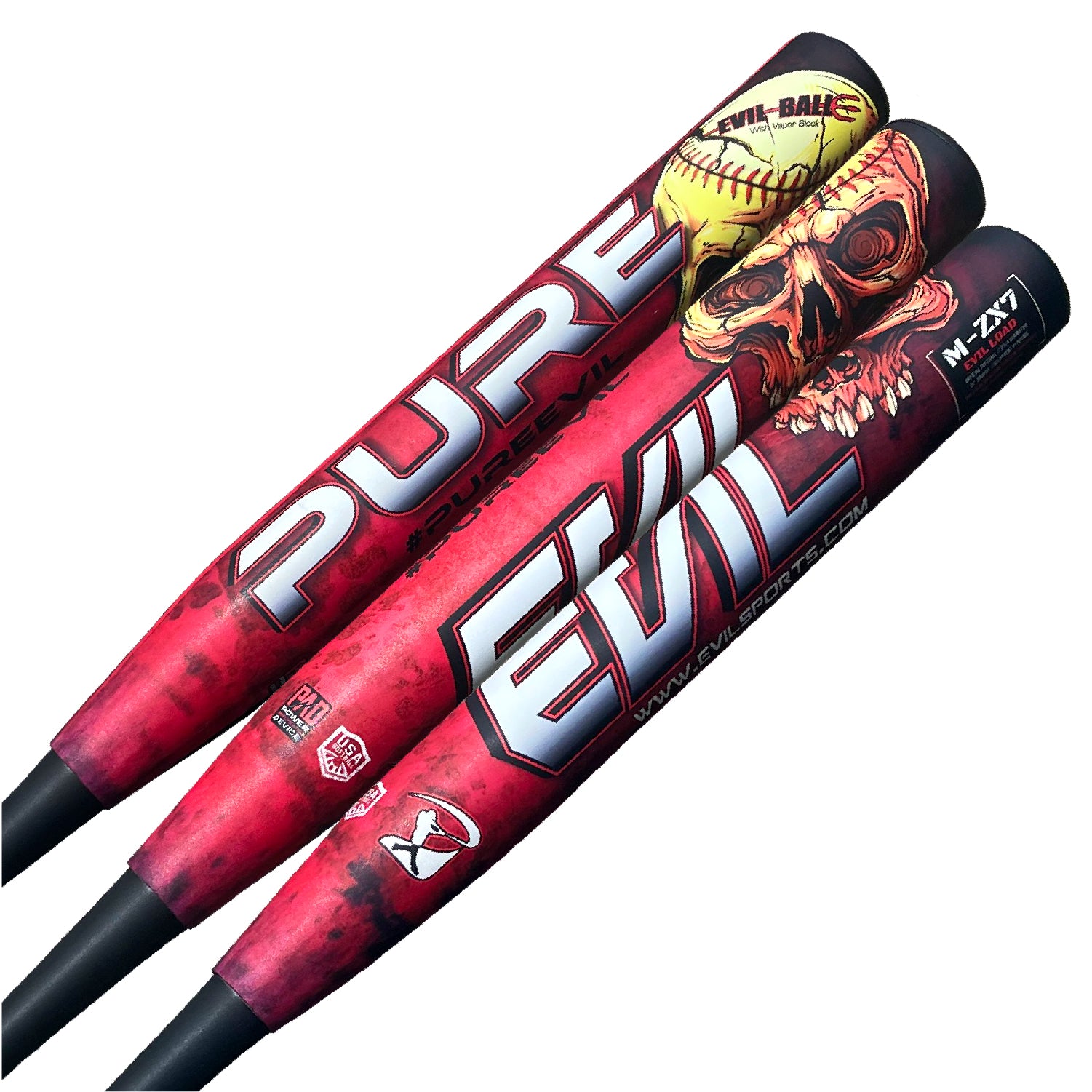 The Pure Evil USA/ASA Certified Composite bat.